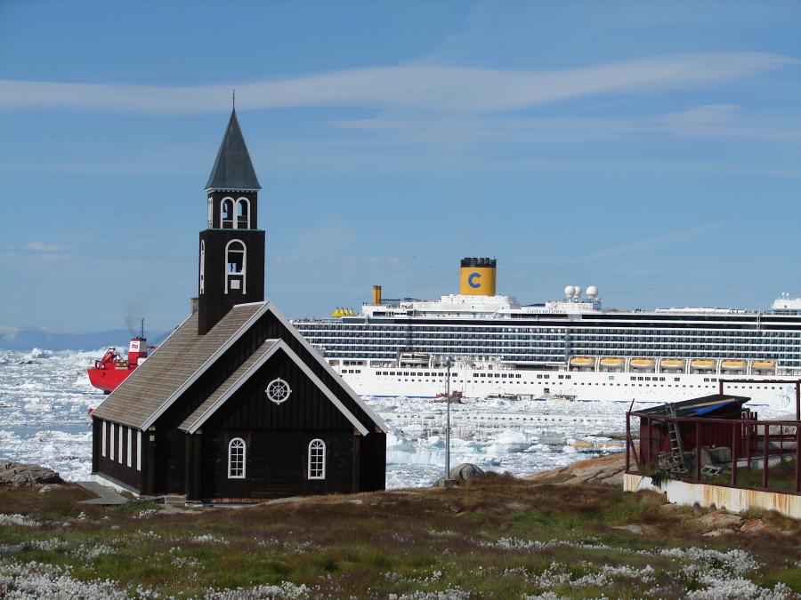 Oqaluffik takornariartaallu. Ilulissat, aggustip 9-at 2011