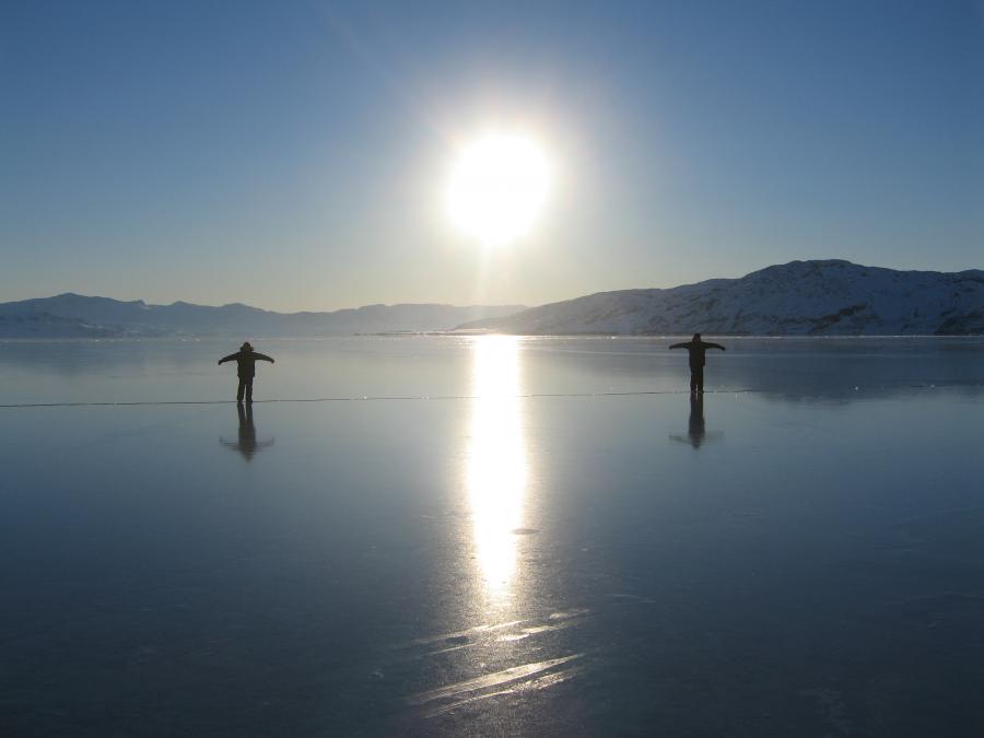 On the ice