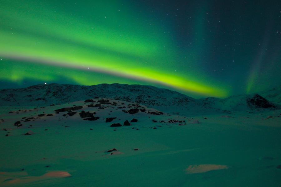 Nordlys over Rubin Minen
