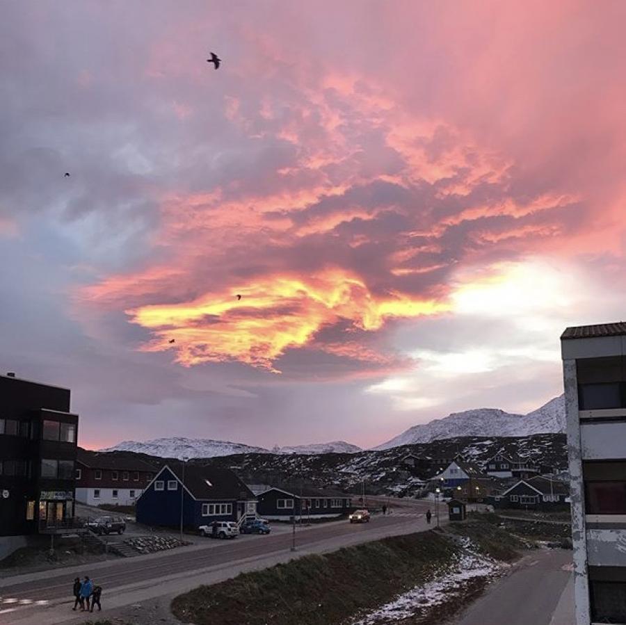 Stilhed før stormen i Nuuk 4/10-2017