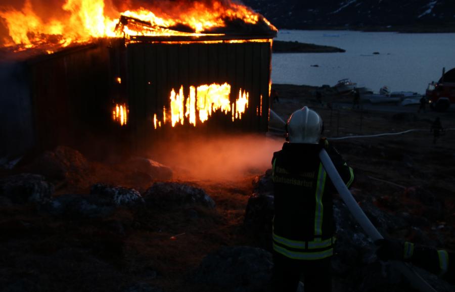 Brandmæn øvelse
