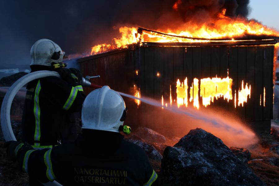 Brandmænd øvelse