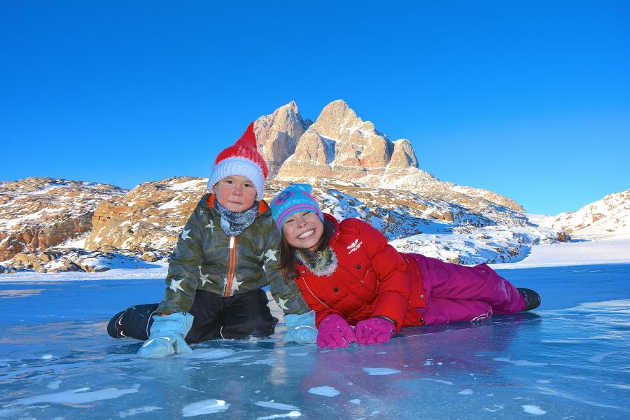 Joorut-Piitaq and Angela, Uummannaq 17 March 2015