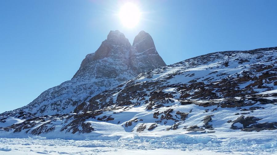 Uummannaq, hjertefjeldet, 19. april