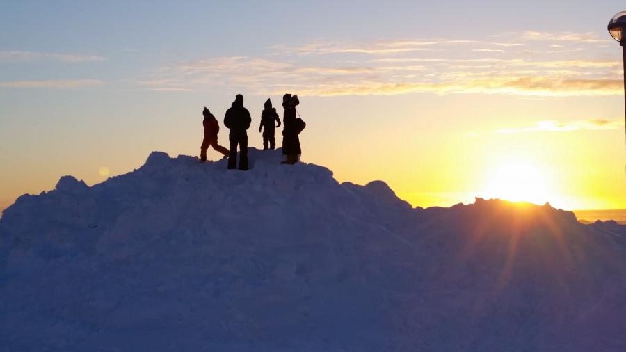 Dejligt vejr at rejse i, Maniitsoq 7. januar 2017