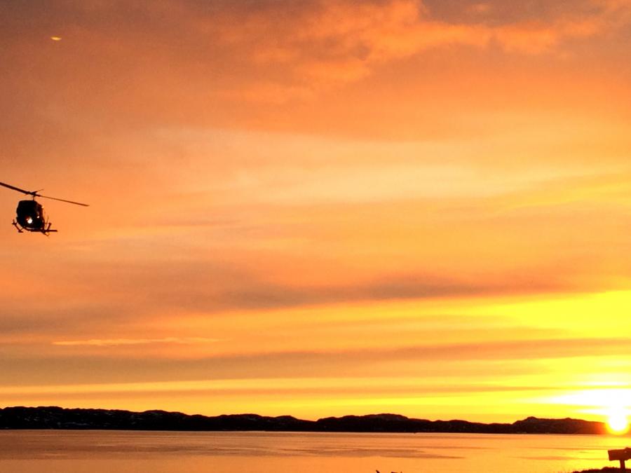 Helikopter tikilersoq soraalunga assilisara