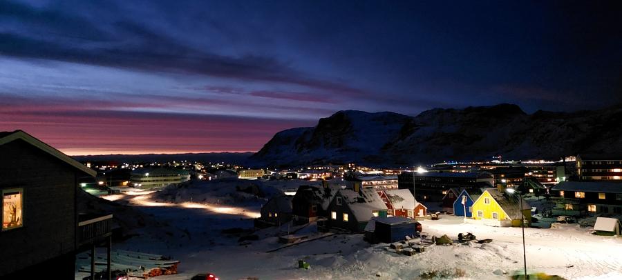 Seqineq tarrikkiartortoq kusanarluinnarluni