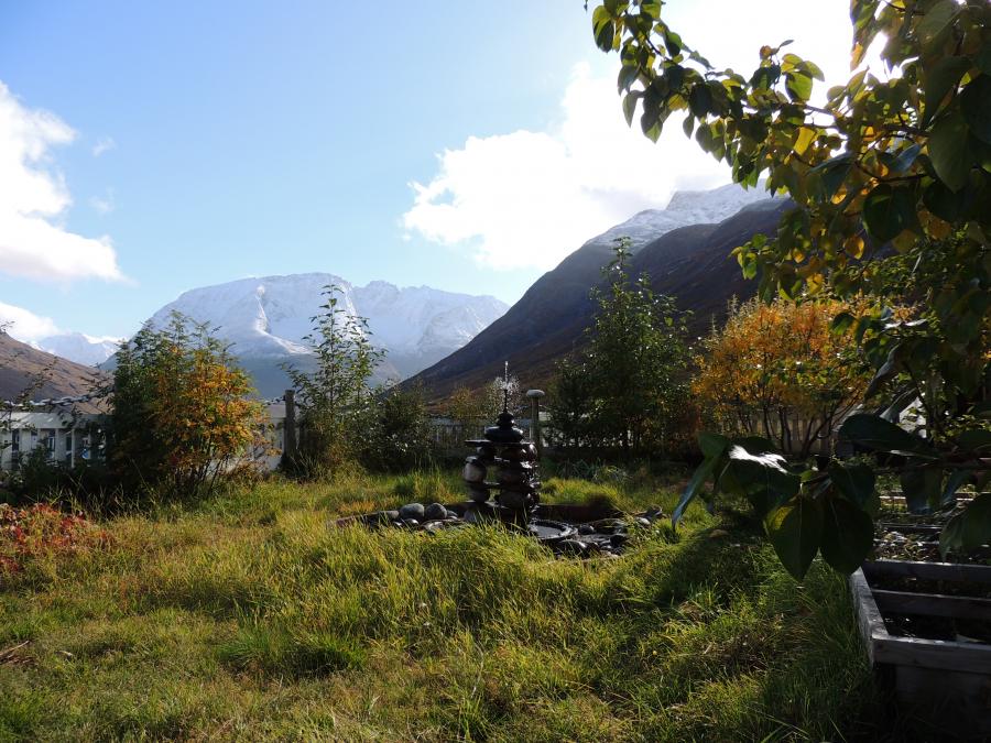 New snow on the mountains, 22 September 2014