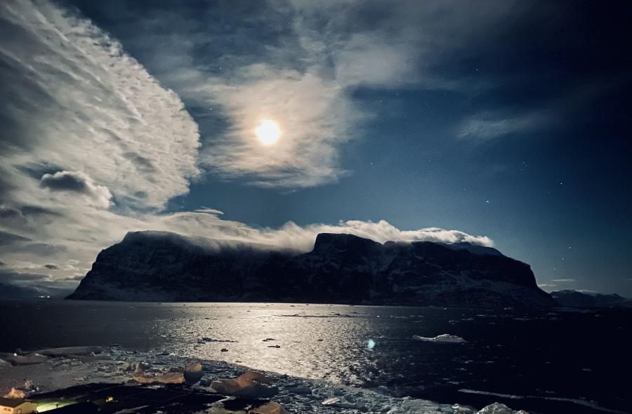 Uummannaq kaperlalluni qaammatigissuugaa. Decembarip 29-at 2020
