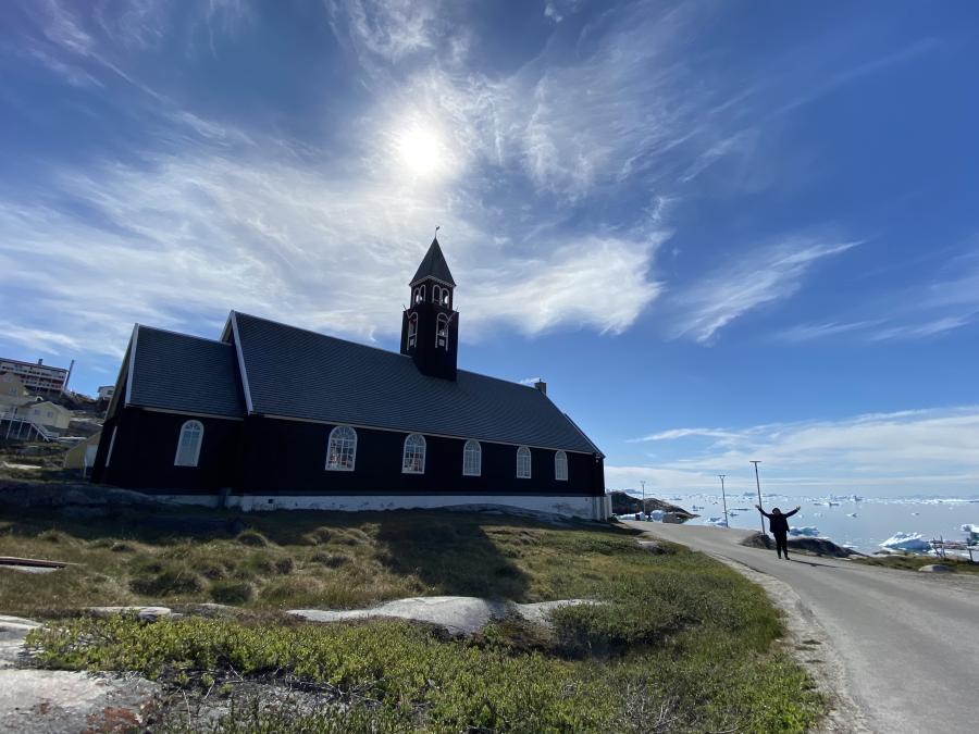 Zionip Oqaluffia ullortunermi. Ilulissat, juunip 21-at 2020