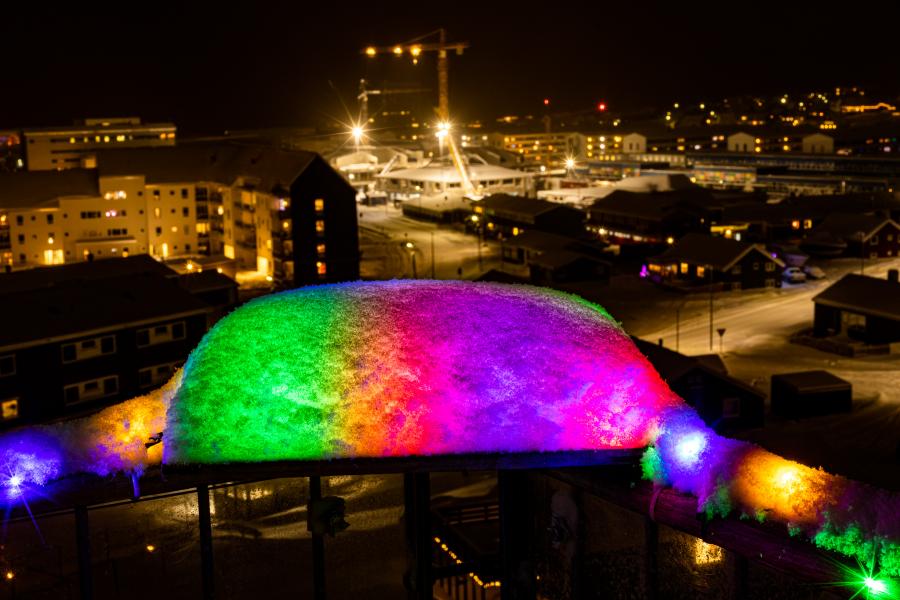 Aput nutaaq qulleeqqallu. Nuuk, januaarip 8-at 2022