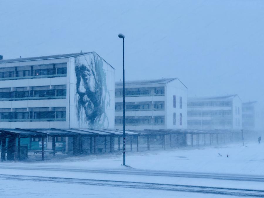 20. november 2018 Snefygning i Nuuk