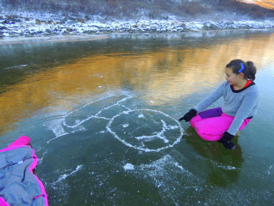 Tuperna the artist, Qorlortorsuaq 11 November 2018