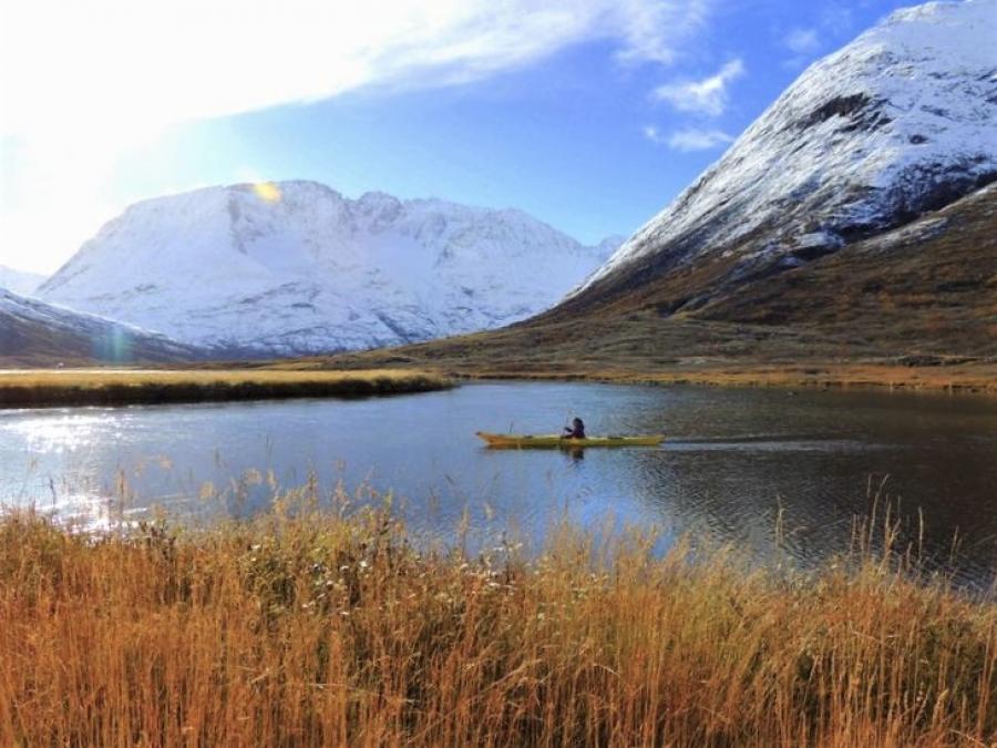 Tuperna in kayak, Qorlortorsuup kuuani, 7 october 2018