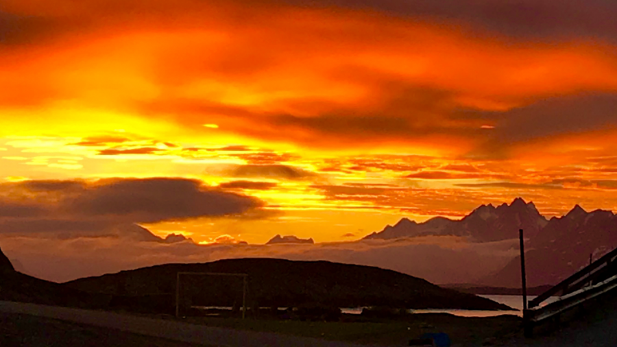 Solnedgang i Maniitsoq