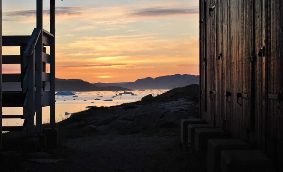 Solnedgang i Narsaq