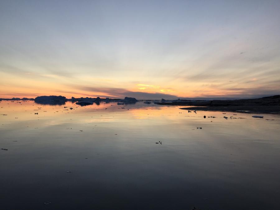 Ukiariartornerani Ilulissat eqqaani Kangerluarsummi avammut assilisaq.
