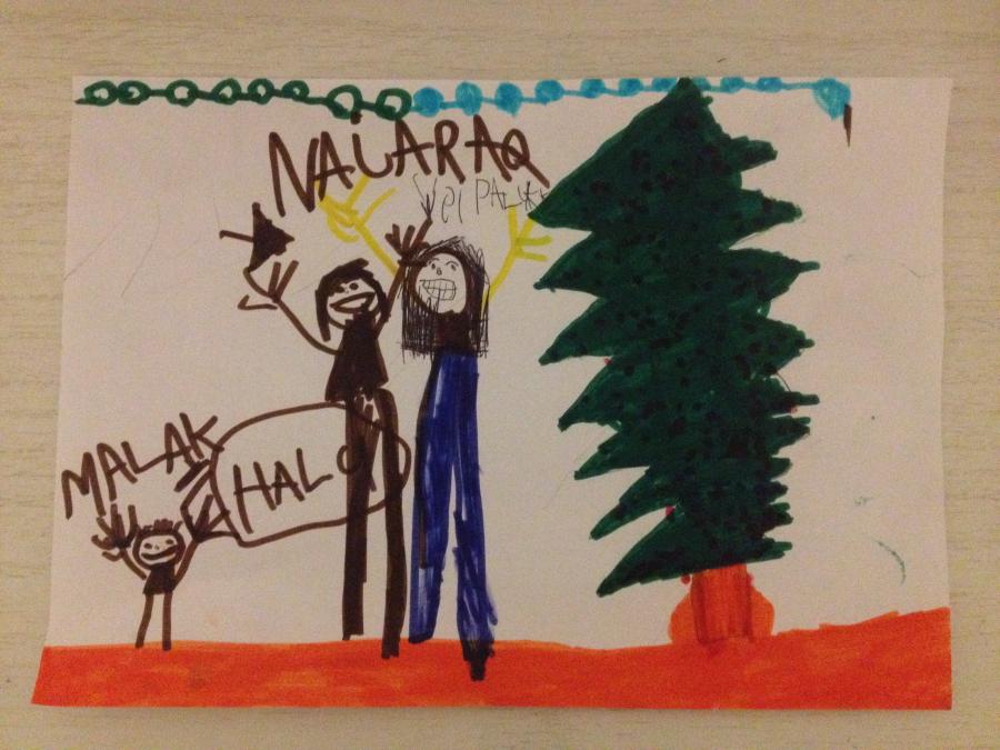 Pipaluk Qvist 6år, orpiup ikinnissaanut qilanaarnera