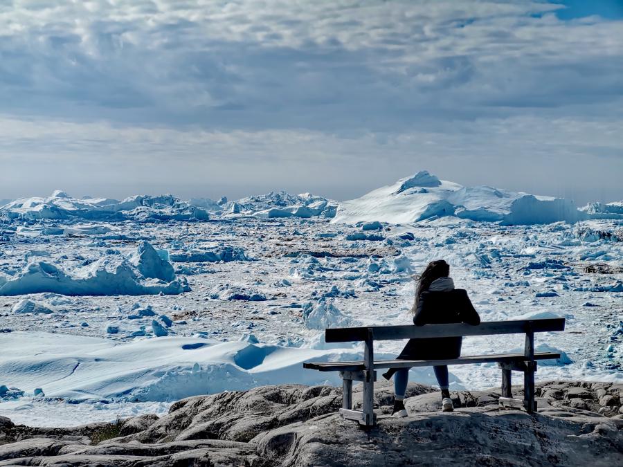 Kæmpe isfjeld ved Sermermiut, Ilulissat 2. juni 2019
