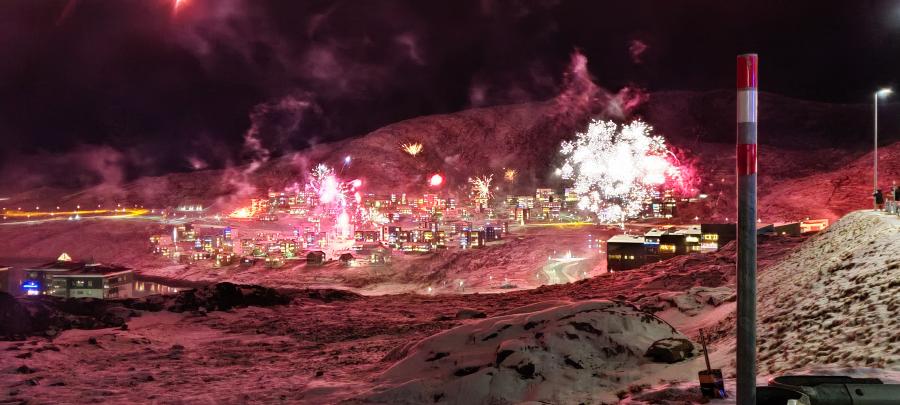 Qinngorput. Nuuk, januaarip 1-aat 2022