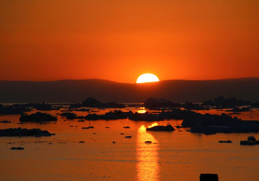 solnedgang