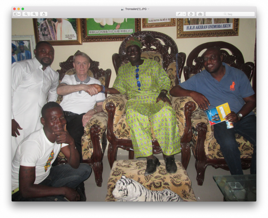Konge audiens i Nigeria