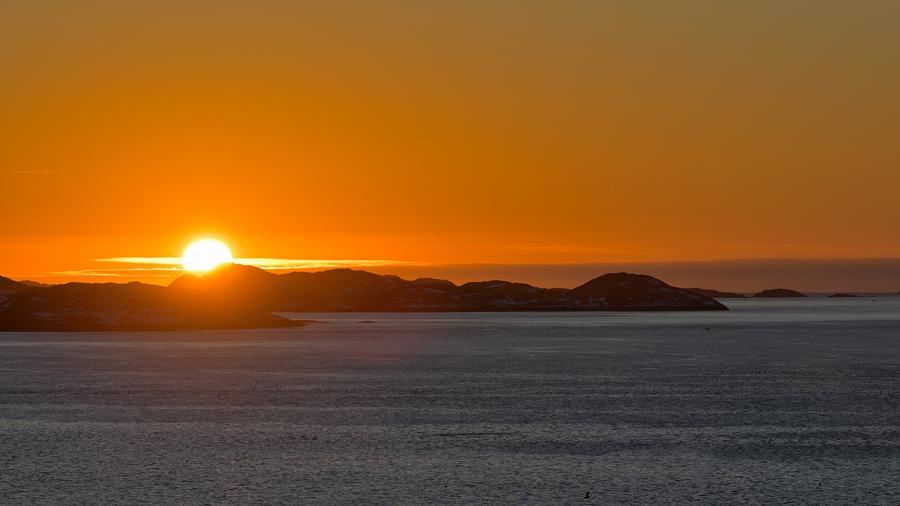 Solnedgang