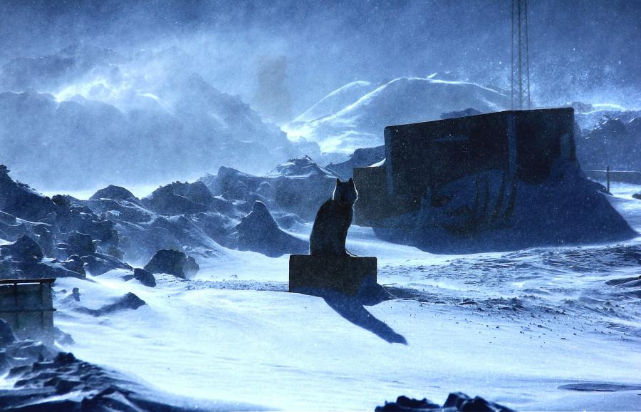 Perserluni seqinnertoq. Ilulissat, marsip 23-at 2015