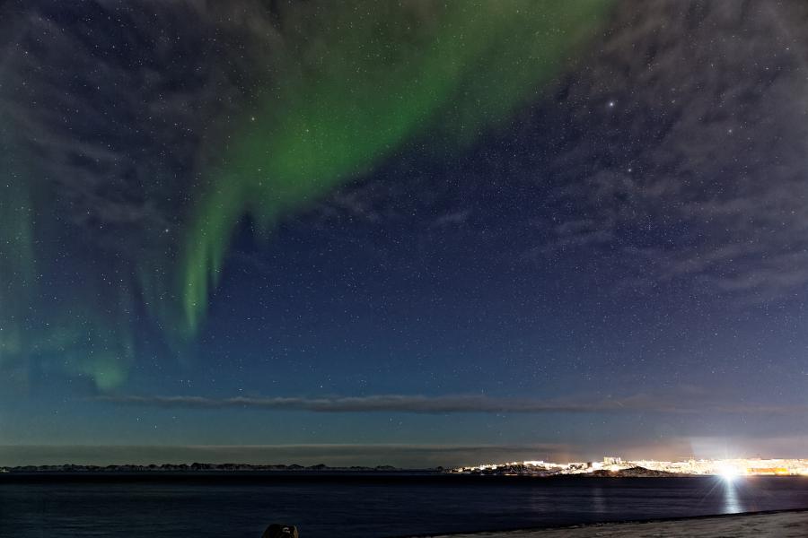 Nuuk-Nordlys den 17 december 2017.