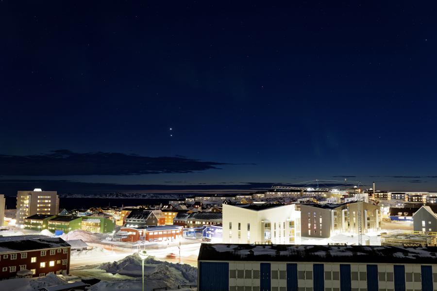 Planeterne Jupiter og Venus