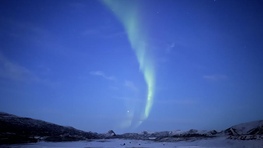 Kangerlussuaq unnukkut nuannersigaluttuinnarpoq, silaannarik issikujuk