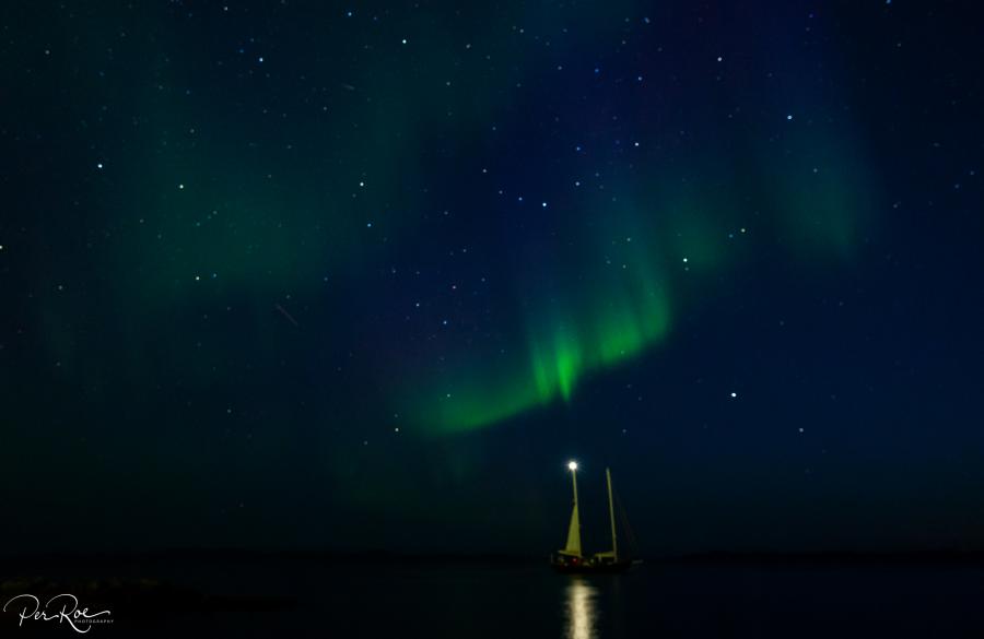 Sejlskib ved Kolonihavnen