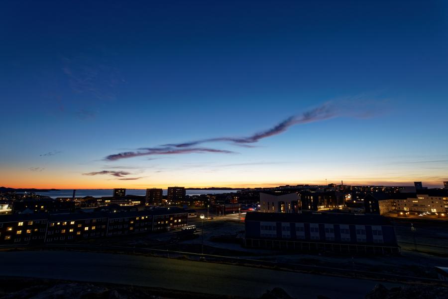 Solnedgang