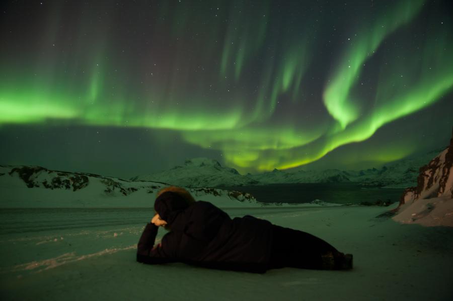 Nordlys over Nuuk Sermitsiaq