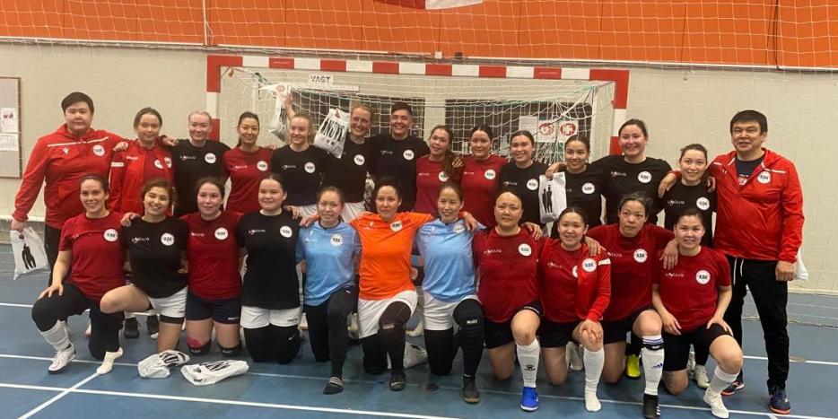 Grønlands første bruttotrup futsal Grønlands første bruttotrup futsal